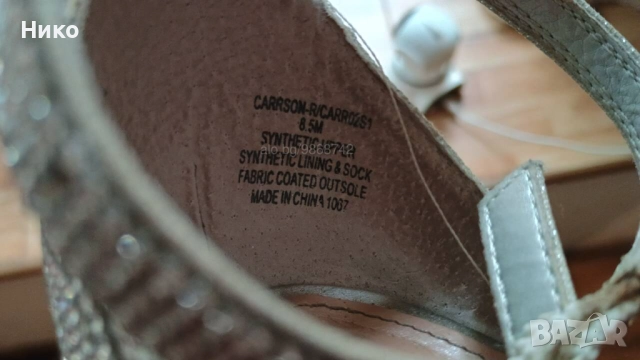 Steve Madden Сандали “Carrson” с дебел ток запазени, оригинал., снимка 2 - Сандали - 52316291