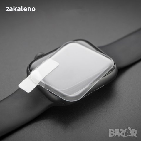 UV стъклен протектор за Apple Watch 2/3/4/5/6/7/SE 38/40/41/42/44/45, снимка 3 - Фолия, протектори - 37990321
