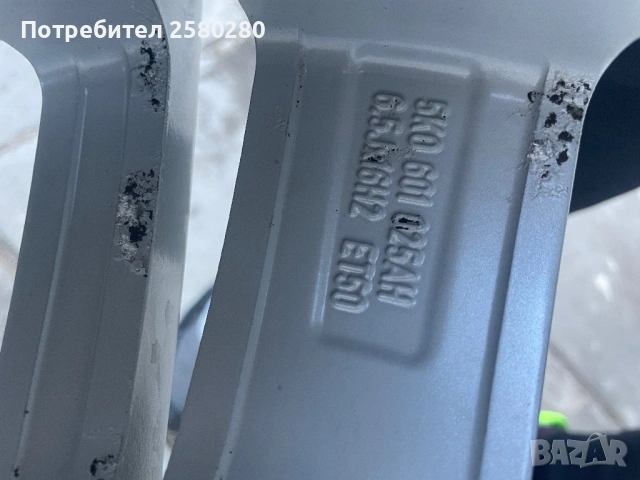 Алуминиеви Джанти VW, снимка 5 - Гуми и джанти - 53410079