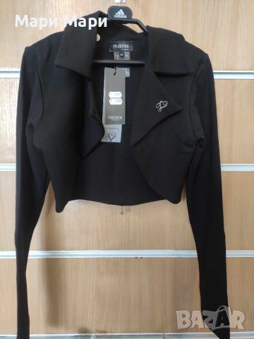  Къс блейзър нестандартен цип на гърба, снимка 5 - Сака - 43738850