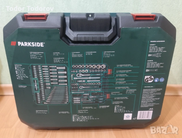 Чисто нов комплект 216 части Parkside гедоре, снимка 6 - Гедорета - 53024685