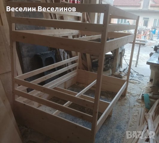 Двуетажно легло , снимка 7 - Мебели за детската стая - 43446209