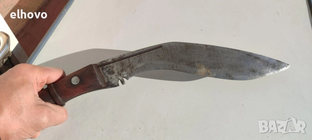 Стар нож кукри#1, снимка 6 - Антикварни и старинни предмети - 52811100