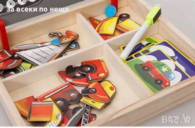 3D образователни магнитни дървени пъзели, снимка 4 - Други - 44854914