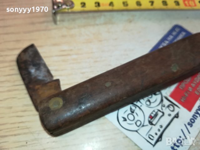 СТАРА НОЖКА-РЕЛИКВА АНТИКА 2612231455, снимка 3 - Антикварни и старинни предмети - 43552035