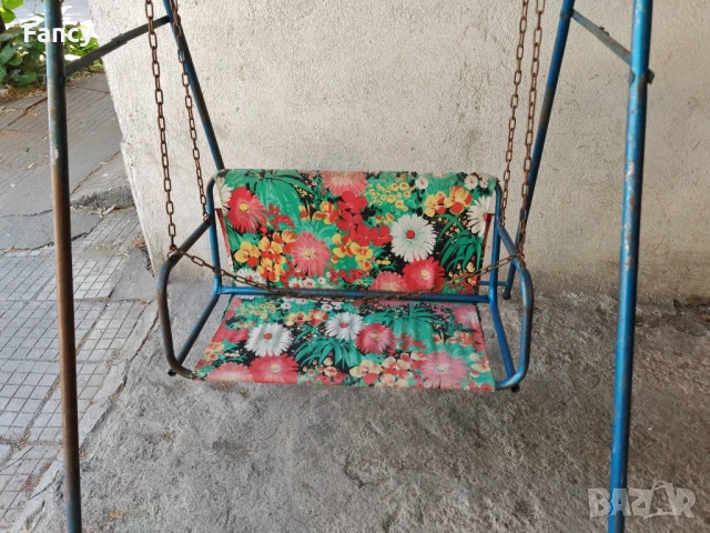 Стара градинска люлка, снимка 5 - Антикварни и старинни предмети - 50963222