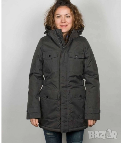 Дамско водоотблъскващо яке Carhartt W'S Mountain Coat Asphalt с дебела подплата = размер S