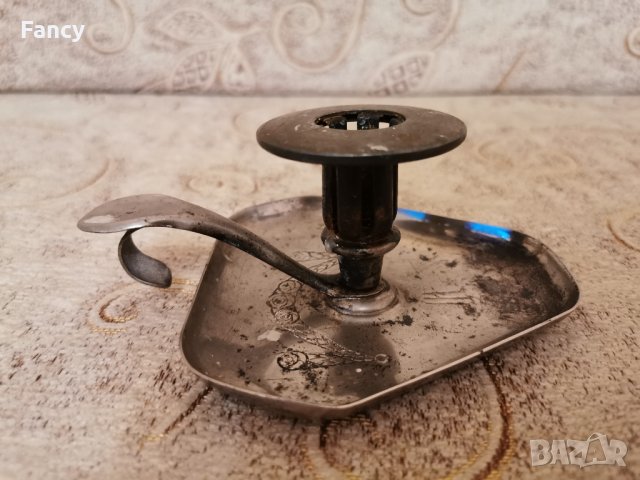 Стар свещник Ges Gesch, снимка 11 - Антикварни и старинни предмети - 43369542