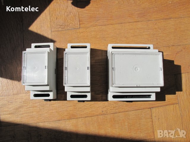 Комплект кутии за монтаж на DIN релса, снимка 1 - Друга електроника - 28440036