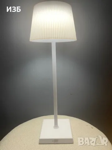 LED настолна лампа Безжично   димируемо сензорно управление Акумулаторна , снимка 4 - Настолни лампи - 48646149