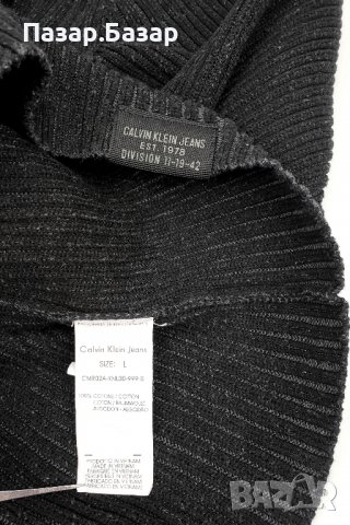 Calvin Klein Slim Fit Оригинален Пуловер Блуза L-XL, снимка 6 - Пуловери - 38752530