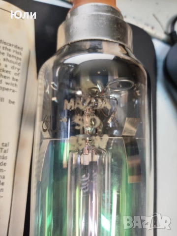 Ретро натриева лампа Mazda 6U S10 35W, цокъл B22d, снимка 4 - Крушки - 52848811