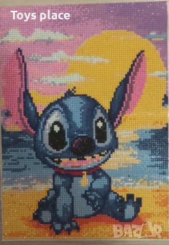 30*40см Диамантен гоблен Лило и Стич Lilo and Stitch , снимка 4 - Гоблени - 52429218