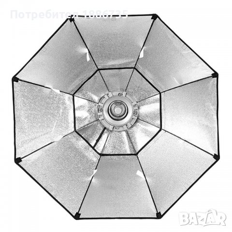 Софтбокс октагон Godox 95 см с грид и основа Bowens, снимка 8 - Светкавици, студийно осветление - 37598903