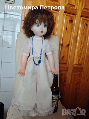 УНИКАЛНА Гигантска Ретро Кукла ( 66) см, снимка 6 - Кукли - 53339010