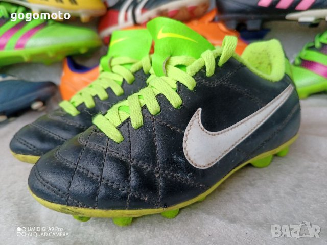 унисекс бутонки, калеври, футболни обувки NIKE® TEMPO  27 - 28 original, маратонки, спортни обувки, снимка 1 - Детски маратонки - 39720726