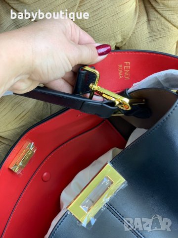 Fendi Peekaboo black, снимка 4 - Чанти - 27604248