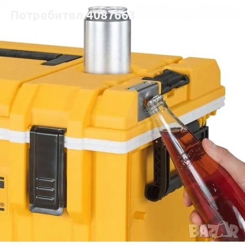 Хладилна чанта-куфар DEWALT TOUGHSYSTEM DS404, 25.5 л, снимка 4 - Хладилни чанти - 51798300