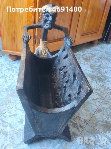 Дървена стойка за вестници и списания , снимка 4 - Други стоки за дома - 52935002