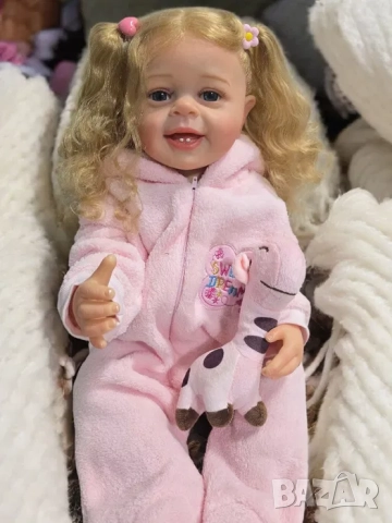 Кукла реборн, реалистична силиконова винил кукла Reborn бебе, Кукла реборн, реалистича силиконова, снимка 5 - Кукли - 52302082