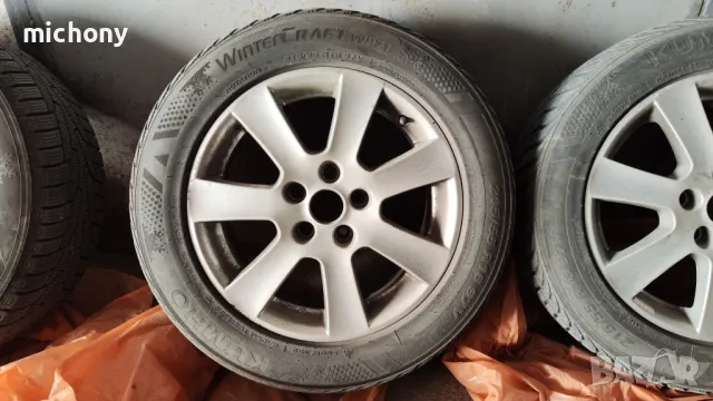 Джанти 16 5x108 със зимни гуми 215/55 R16!, снимка 6 - Гуми и джанти - 49388073