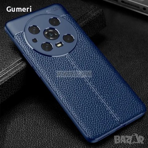 Honor Magic4 Pro Противоударен Силиконов Гръб,Имитиращ кожа, снимка 12 - Калъфи, кейсове - 38372266