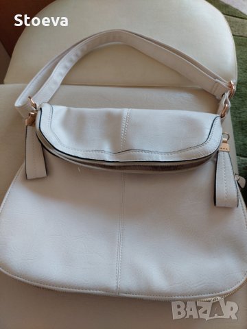 Дамска чанта екрю , слонова кост , светло бежова, снимка 4 - Чанти - 33369412