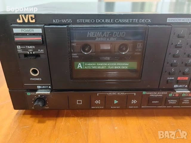 ДЕК JVC KD-W55, снимка 3 - Декове - 53586965