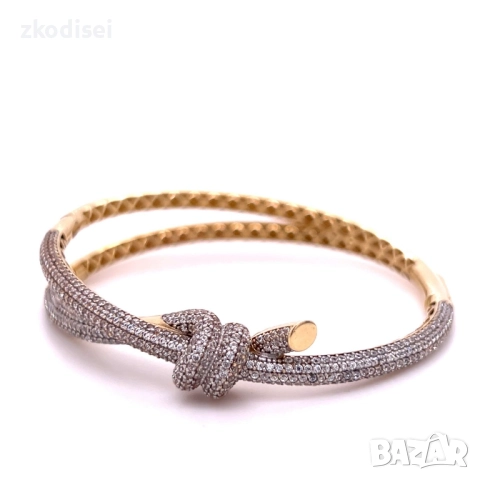 Златна дамска гривна Tiffany 17,63гр. 14кр. проба:585 модел:36261-6, снимка 2 - Гривни - 52982120