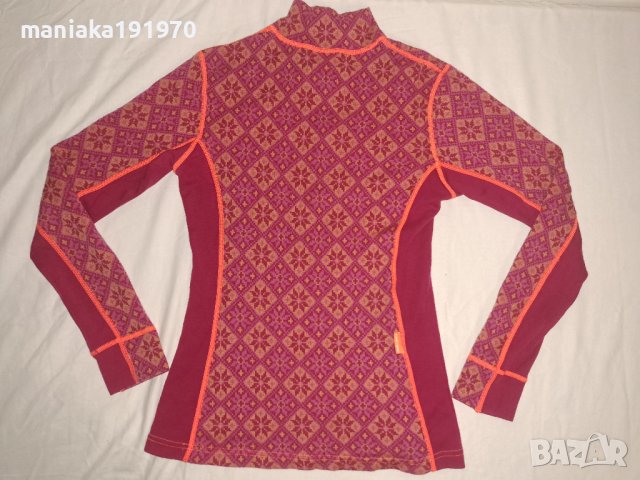 Kari Traa (М) дамска термо блуза мерино 100% Merino Wool, снимка 3 - Спортни екипи - 43666674