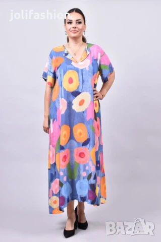 Рокли едри жени, снимка 10 - Рокли - 26131562