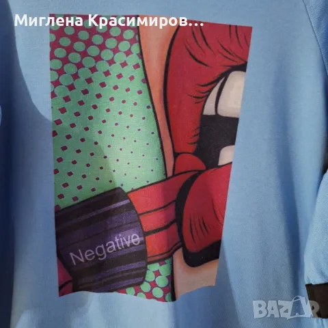 Блуза негатив, снимка 3 - Блузи с дълъг ръкав и пуловери - 47608621