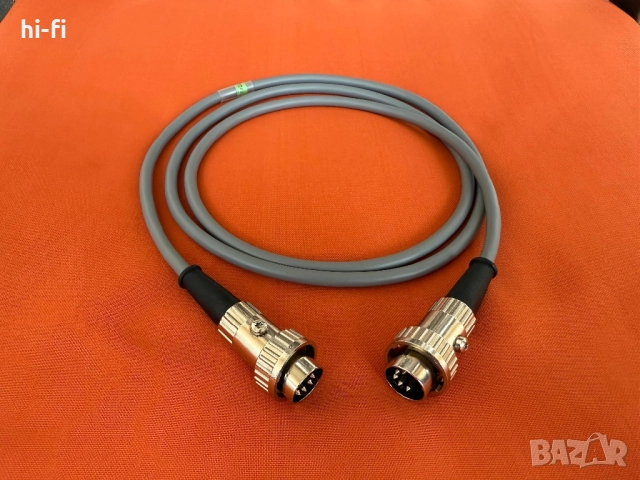 Naim Grey Interconnect Cable 5 Pin to 5 Pin DIN (180 Degree) Аудио кабел, снимка 3 - Ресийвъри, усилватели, смесителни пултове - 48517847