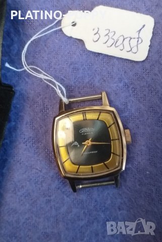 Златен миханичен часовник.НОВ, снимка 3 - Друга електроника - 36962586