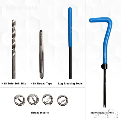 CCLIFE Ремонтен комплект за резба M5  Комплект за ремонт НОВО