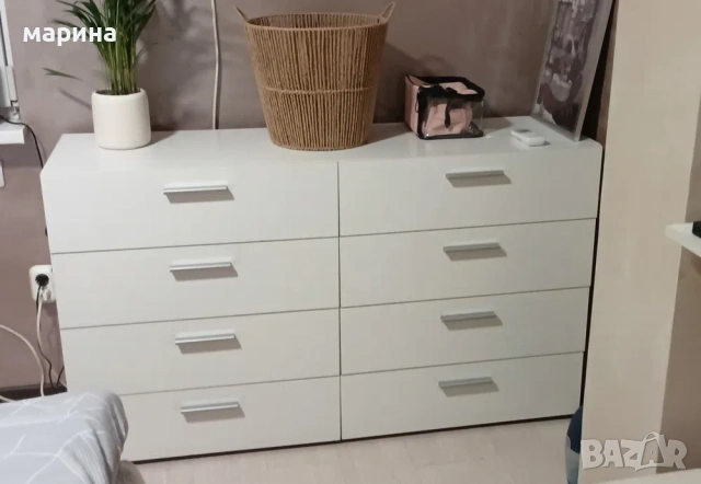 шкаф скрин  бял