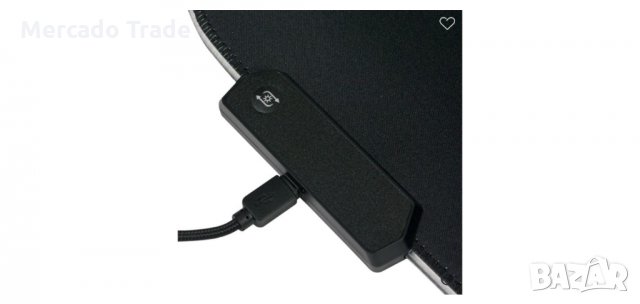 Геймърска подложка за мишка с Led Светлини, снимка 3 - Клавиатури и мишки - 35578040