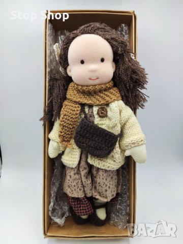 Waldorf Doll Ръчно изработена плюшена кукла, пълнена плюшена щастлива кукла изненада подарък парца, снимка 7 - Плюшени играчки - 40448424