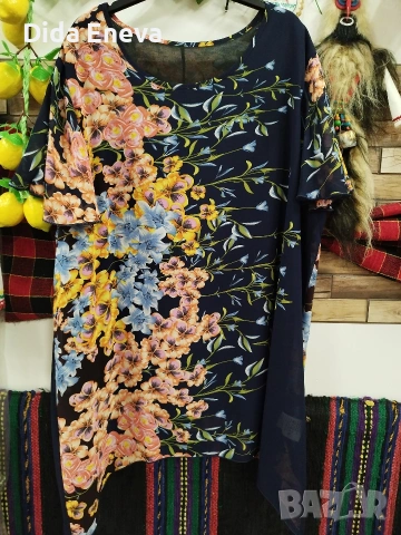 Дамска асиметрична туника, снимка 2 - Туники - 53431783