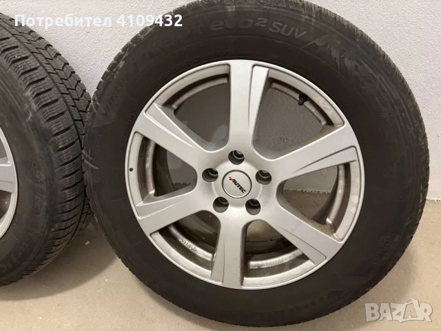 Лети джанти 17 4 бр.  7,0 ET40 5x112 с подарък зимни гуми за SUV HANKOOK