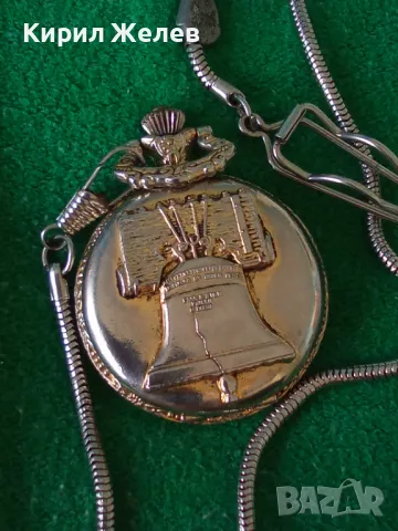 Джобен часовник Ricardo QUARTZ JAPAN MOVT красива орнаментика перфектно състояние 46100, снимка 13 - Джобни - 46536756