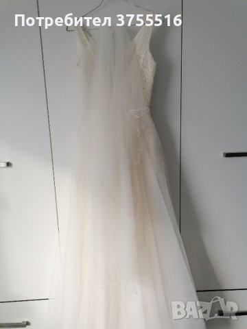 Дизайнерска сватбена рокля, снимка 7 - Рокли - 43824075