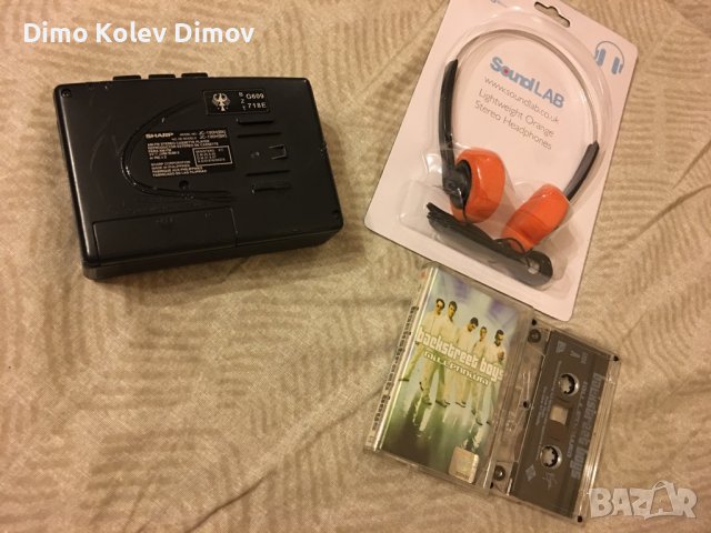 SHARP Walkman + Слушалки Нови + Оригинална Касетка, снимка 4 - Аудиосистеми - 38913306