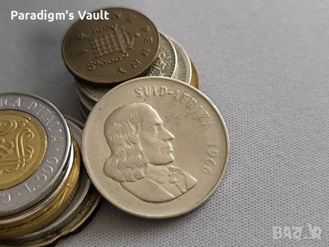 Монета - Южна Африка - 50 цента | 1966г., снимка 2 - Нумизматика и бонистика - 43347119