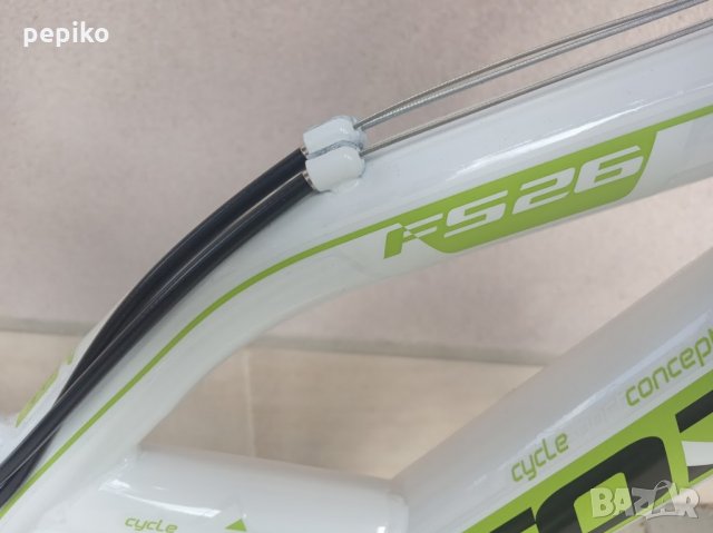 Продавам колела внос от Германия  спортен мтв велосипед FS26 REACTOR 26 цола, снимка 17 - Велосипеди - 32722809