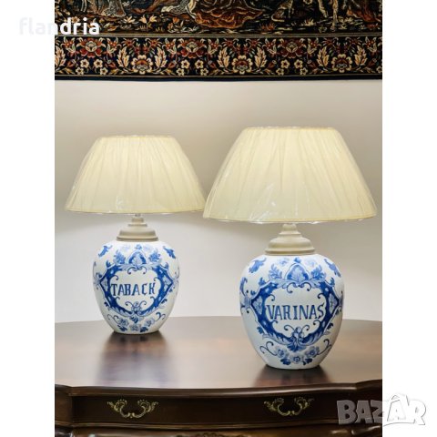 Настолна лампа "Antique Blue", снимка 2 - Настолни лампи - 44114648