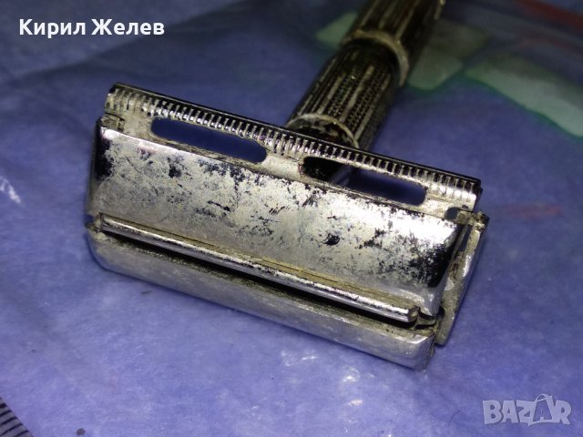 Стара РЕТРО КОЛЕКЦИОНЕРСКИ РЯДЪК МОДЕЛ САМОБРЪСНАЧКА ЖИЛЕТ с МАРКРОВКИ 12486, снимка 7 - Колекции - 43805891