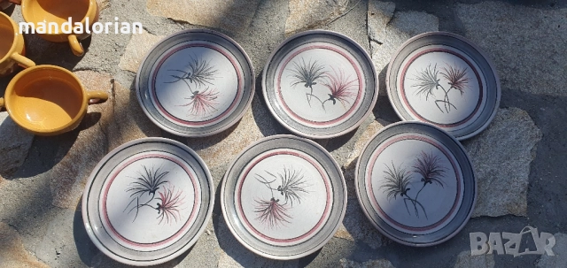 Българска керамика - сервиз,чаши, чинии, вази, купи, , снимка 2 - Сервизи - 51828597