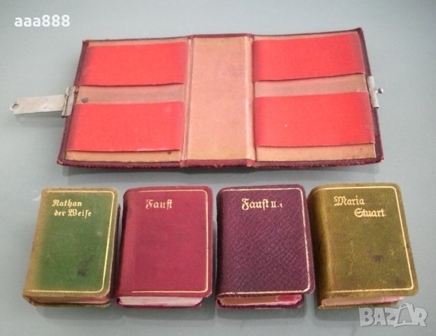 Комплект миниатюрни книги Liliput-Bibliothek, снимка 5 - Антикварни и старинни предмети - 27461158
