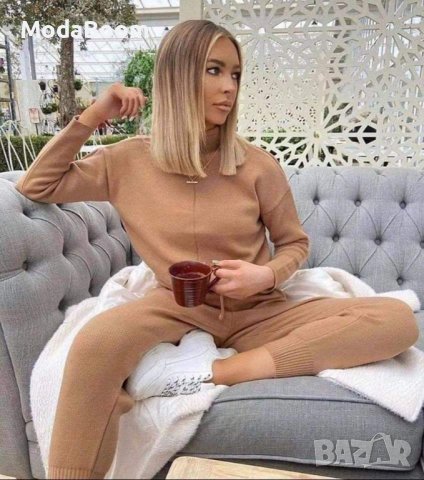 💯Уникални стилни дамски комплекти фино плетиво / 5 цвята💯, снимка 3 - Комплекти - 43284062